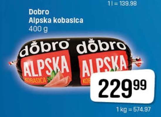 Dobro Alpska Kobasica