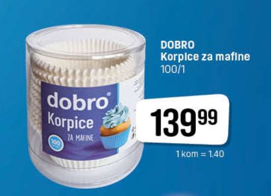 DOBRO Korplce za mafine