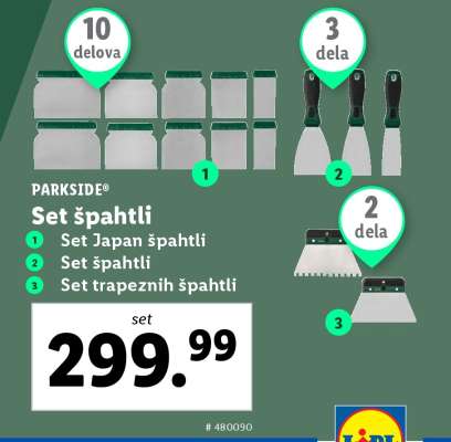 Set špahtli