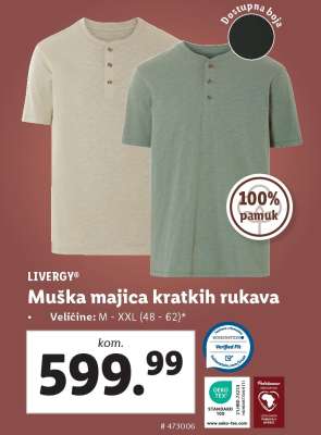 Muška majica kratkih rukava