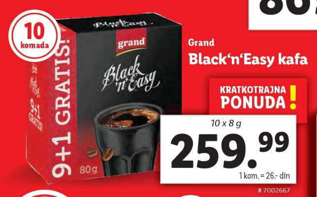 Grand Black‘n’Easy kafa