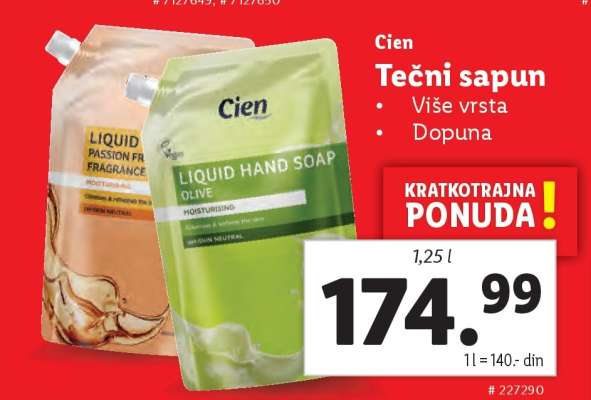 Cien Tečni sapun