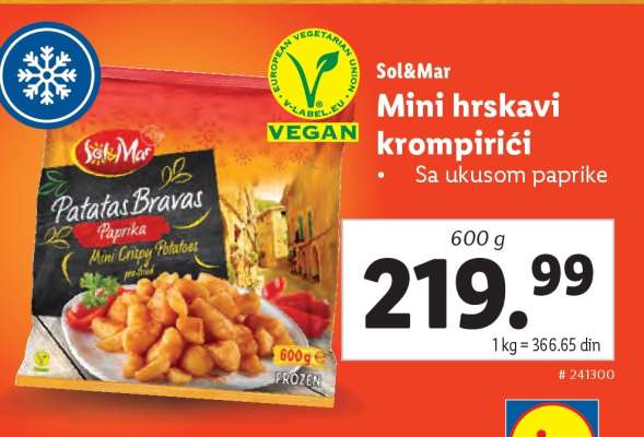 Sol&Mar Mini hrskavi krompirići
