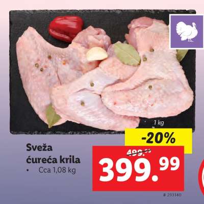 Sveža ćureća krila