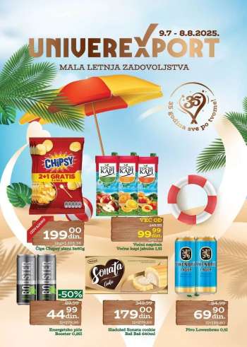 Univerexport katalog - 09.07.2025 - 08.08.2025.