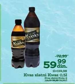 Kvas zlatni Kwas 0,5l
