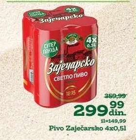 Pivo Zaječarsko 4X0.5l