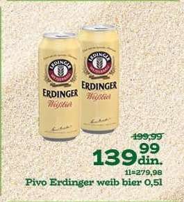Pivo Erdinger weib bier 0,5l