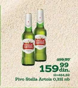 Pivo Stella Artois 0,33l nb