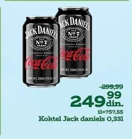 Koktel Jack Daniels 0.33l