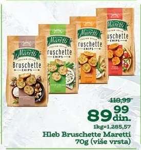 Hleb Bruschette maretti