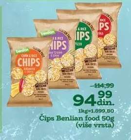 Čips Benlian food 50g