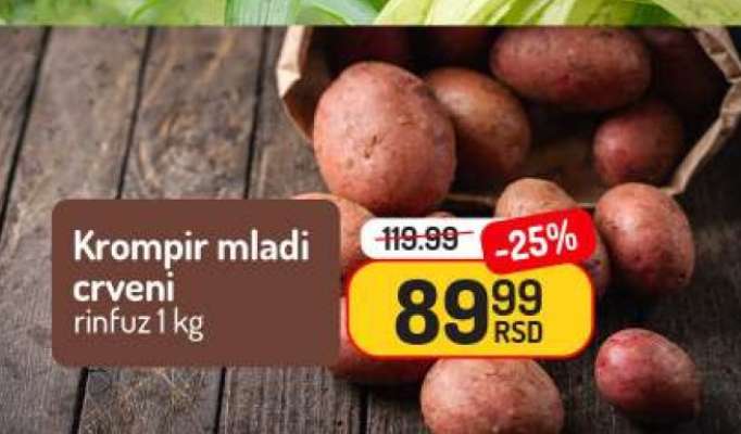 Krompir mladi crveni