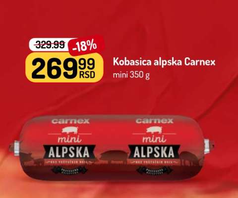Kobasica alpska Carnex mini