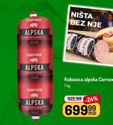 Kobasica alpska Carnex