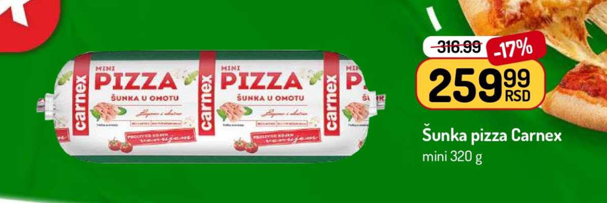 Šunka pizza Carnex