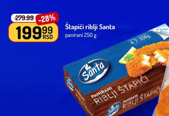 Štapići riblji Santa