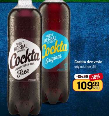 Cockta dve vrste