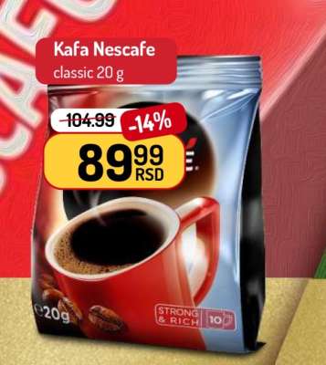 Kafa Nescafe classic 20 g