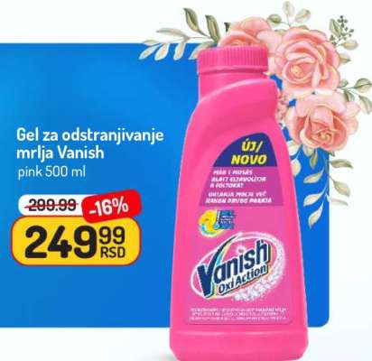 Gel za odstranjivanje mrlja Vanish