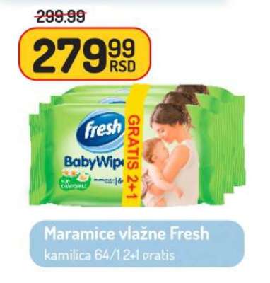 Maramice vlažne Fresh