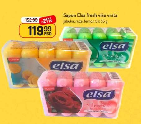 Sapun Elsa Fresh više vrsta
