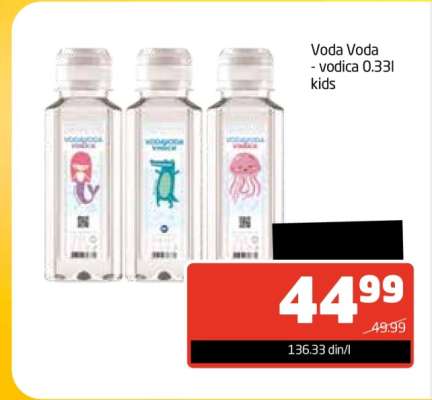 Voda Voda - vodica 0.33l kids
