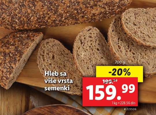 Hleb sa više vrsta semenki