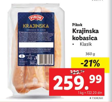 Pikok Krajinska kobasica