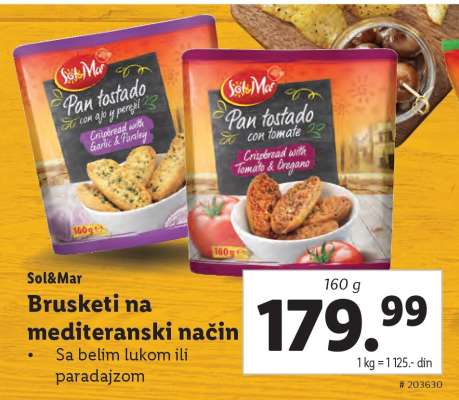 Sol&Mar Brusketi na mediteranski način
