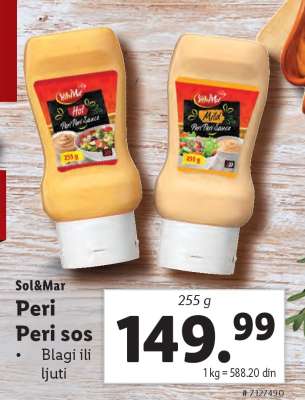 Sol&Mar Peri Peri sos