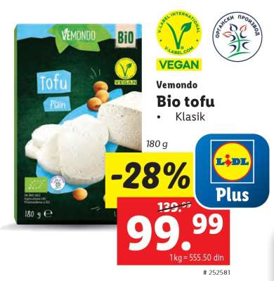 Bio tofu