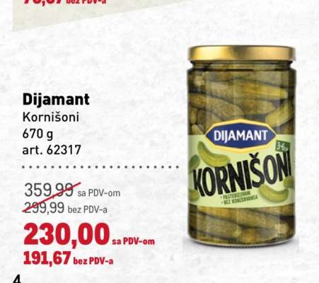 Dijamant kornišoni