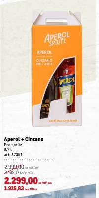 Aperol + Cinzano