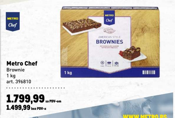 Metro Chef Brownie