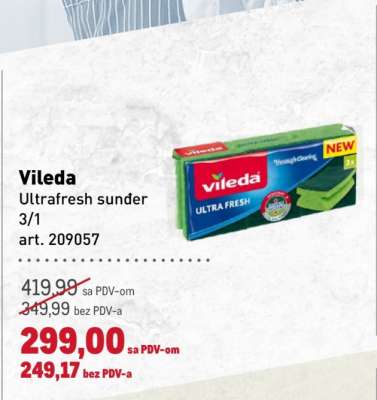 Vileda Ultrafresh sunder 3/1