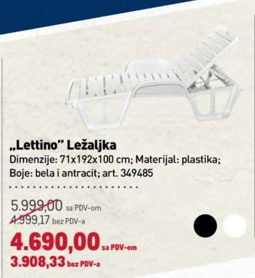 „LETTINO” LEŽALJKA
