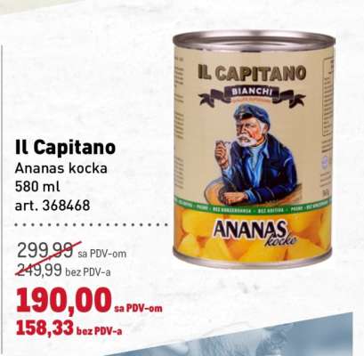 Il Capitano Ananas kocka