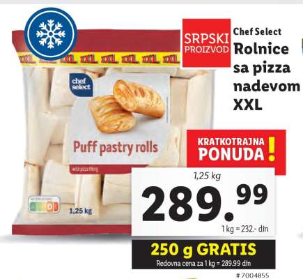 Chef Select Rolnice sa pizza nadevom XXL