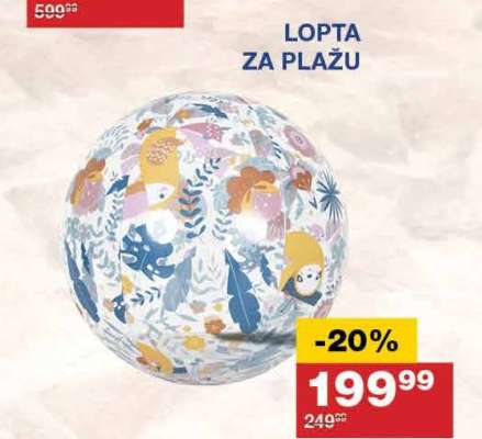 LOPTA ZA PLAŽU
