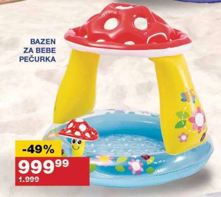 Bazen za bebe Pečurka