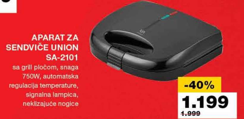 APARAT ZA SENDVIČE UNION SA-2101