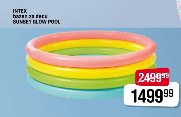 INTEX bazen za decu SUNSET GLOW POOL