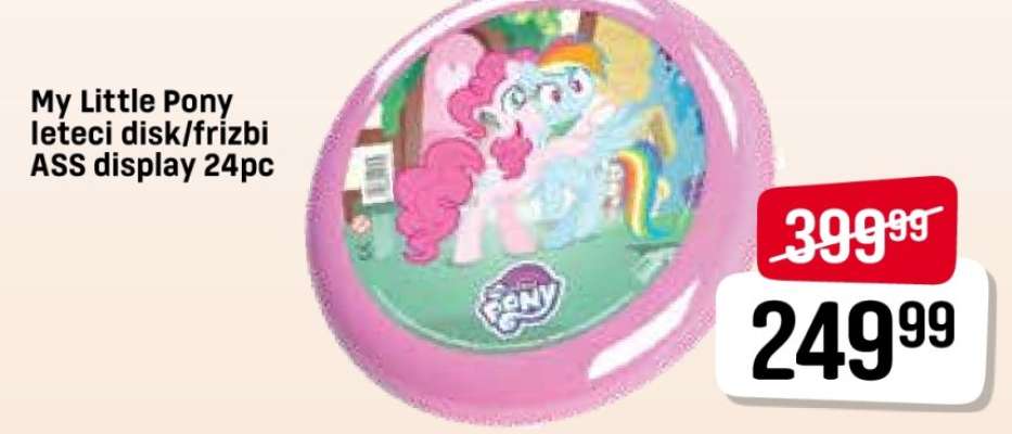 My Little Pony letaci disk/frizbi ASS display 24pc