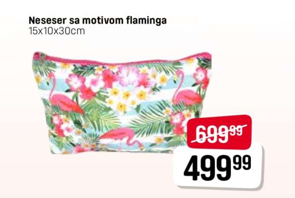 Neseser sa motivom flaminga