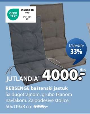 JUTLANDIA REBSENGE baštenski jastuk