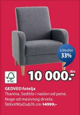 GEDVED FOTELJA