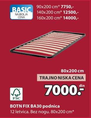BOTN FIX BA30 podnica