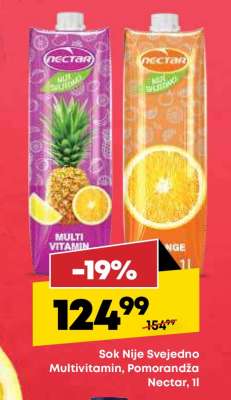 Sok Nije svejedno Multivitamin, Pomorandža Nectar, 1l