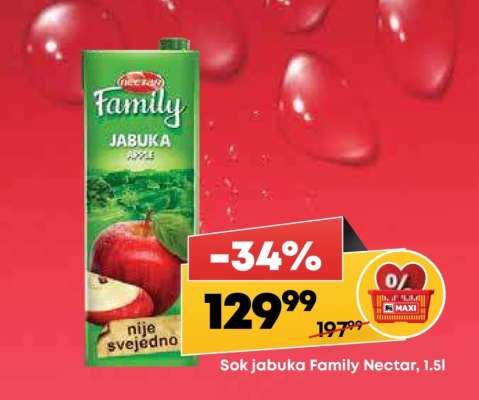 Sok jabuka Family Nectar